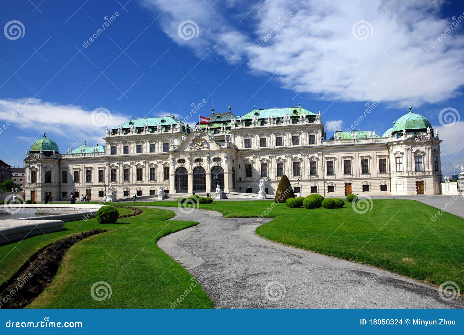 belvedere palace. vienna
