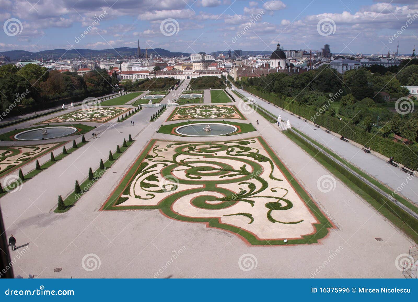 Belvedere park stock photo. Image of flowers, holiday 16375996