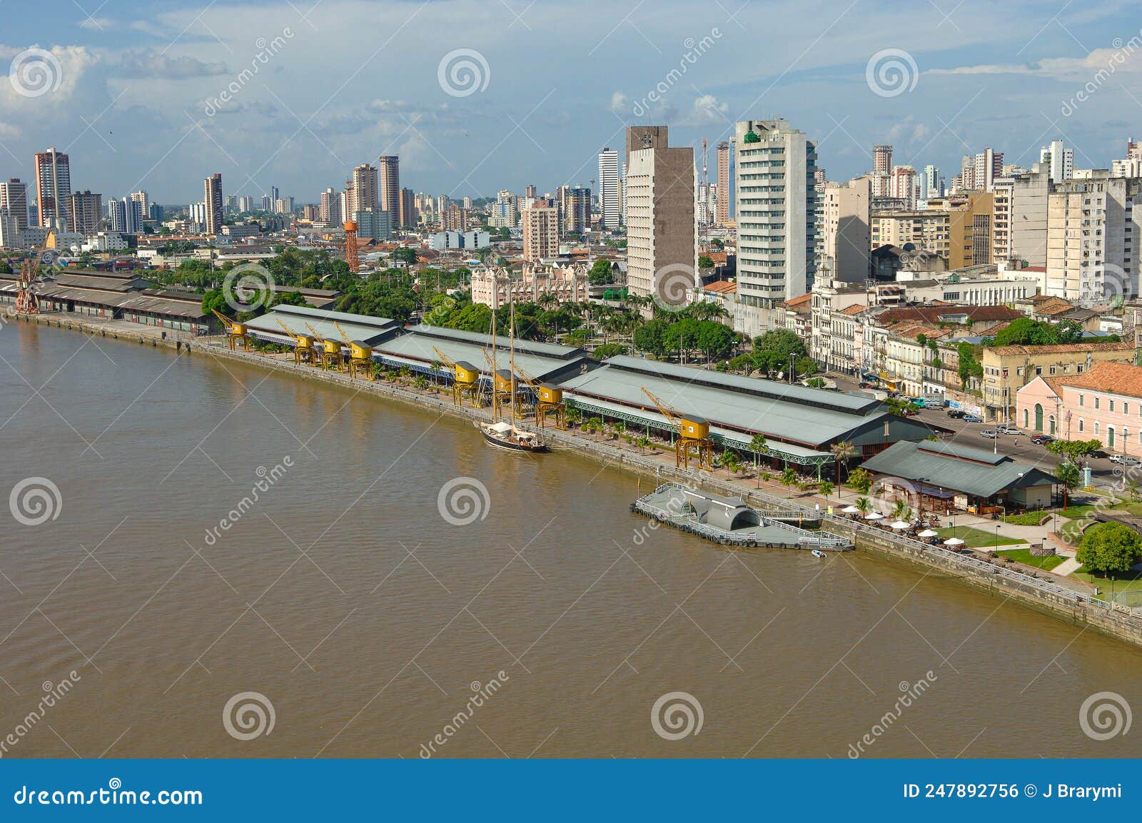 belÃÂ©m do parÃÂ¡ skyline and estaÃÂ§ÃÂ£o das docas