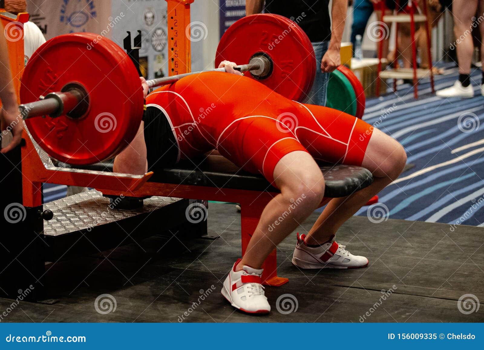 Bench Press Competition Powerlifting Editorial Image Image Of Power