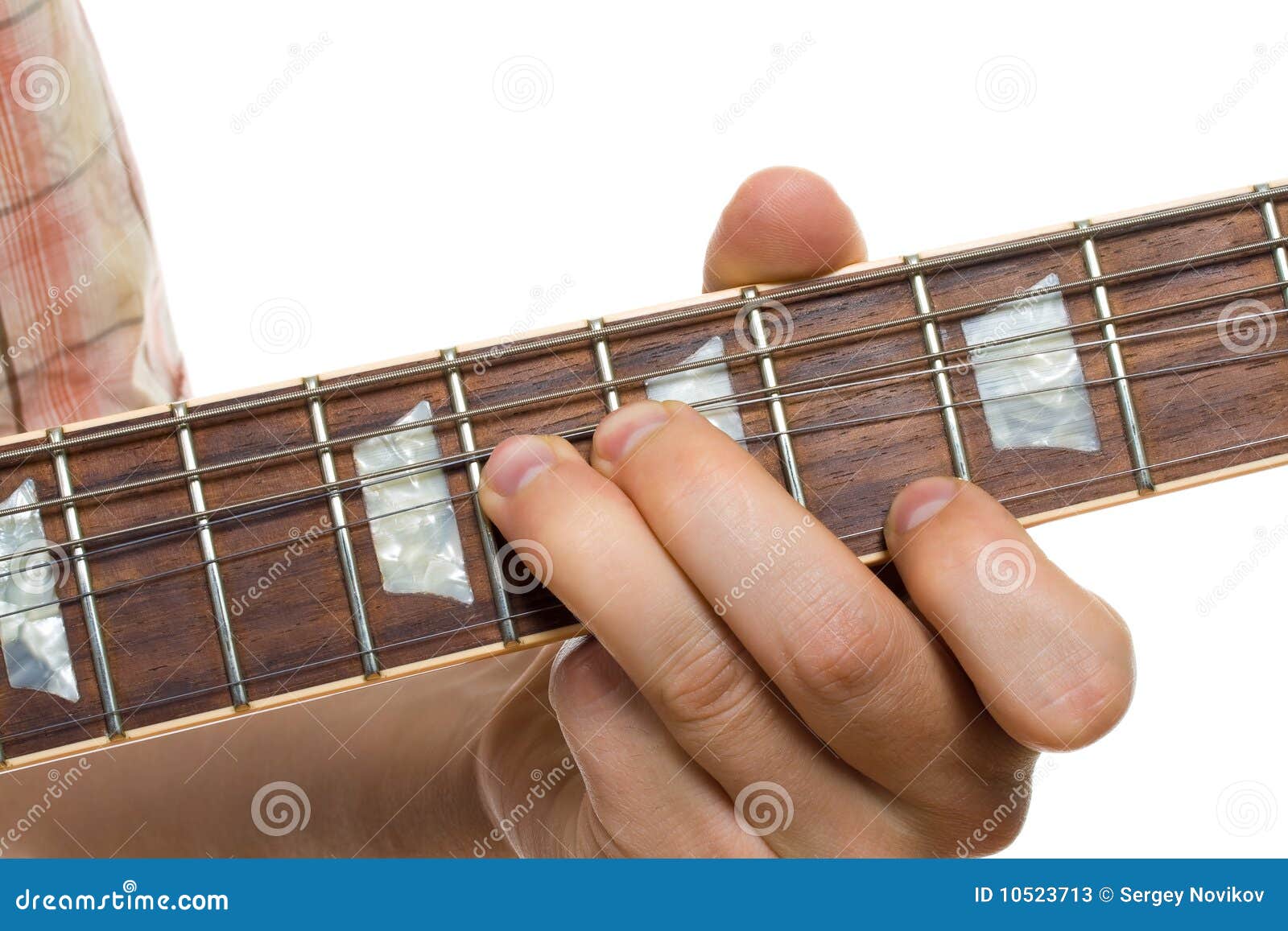 Bend on guitar stock image. Image of skill, fretboard 10523713
