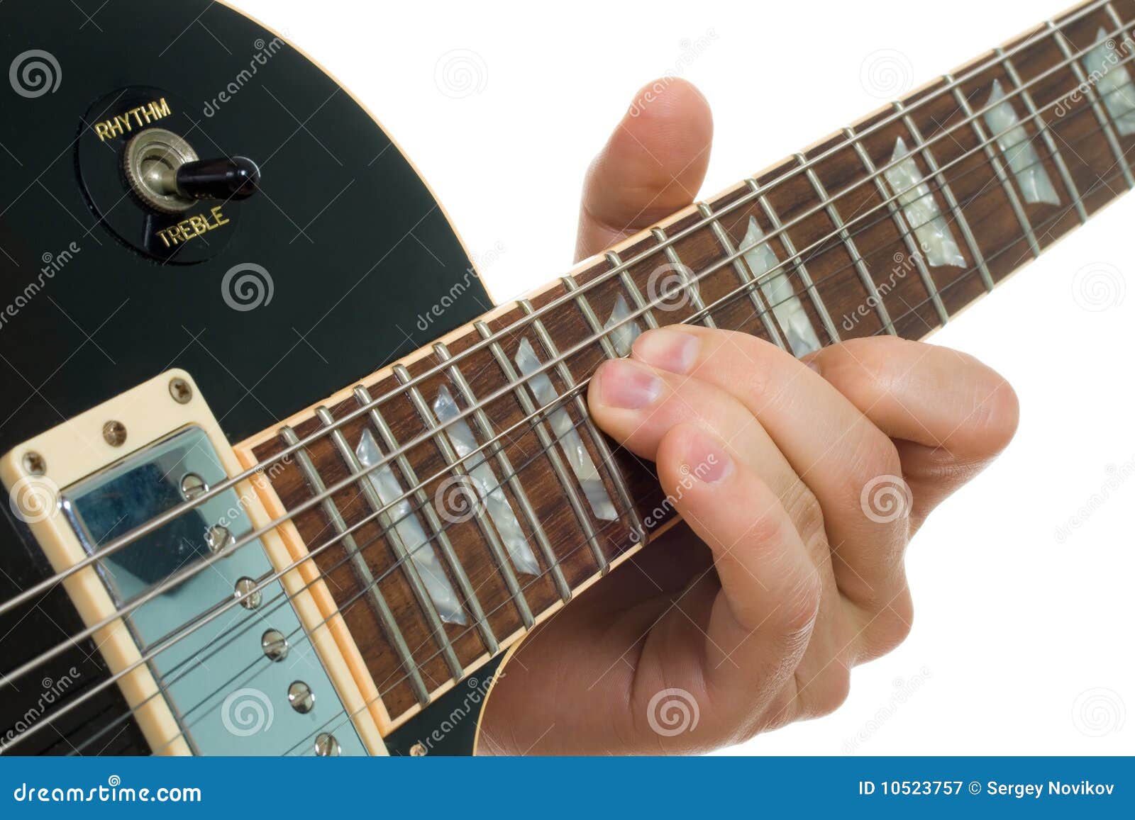 Bend on guitar stock image. Image of strut, musical, torso 10523757