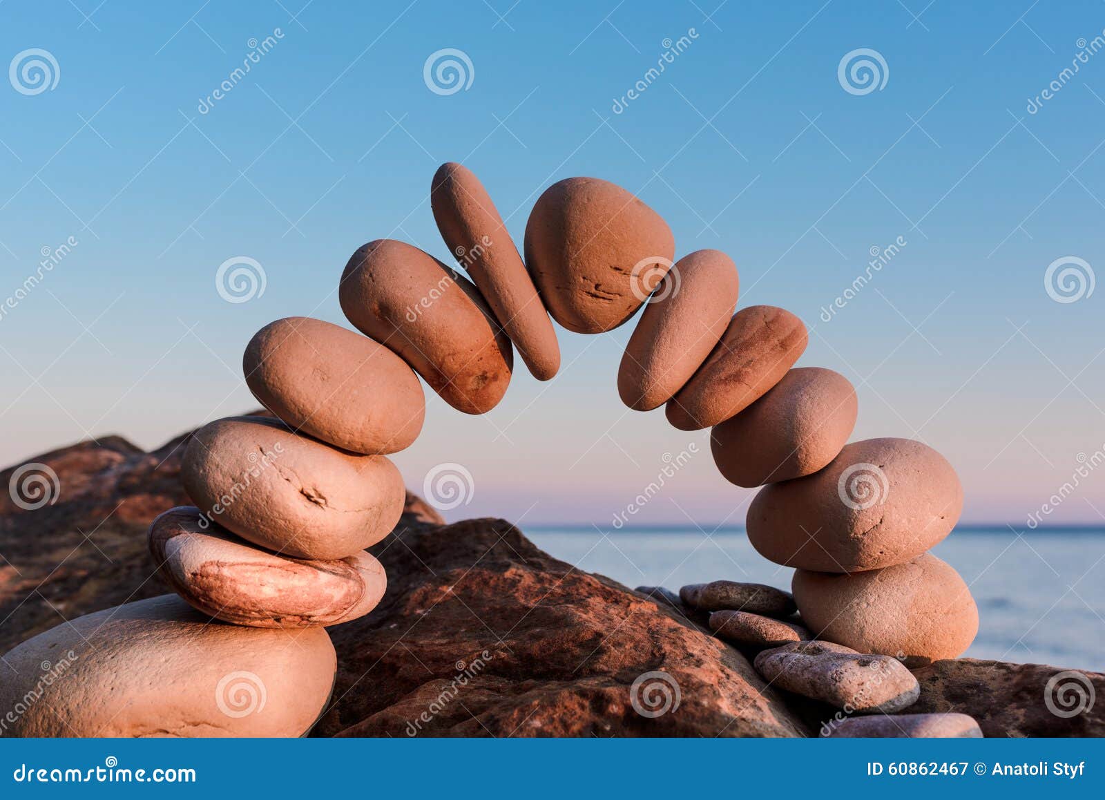 Bend of stones stock image. Image of circle, coast, like 60862467