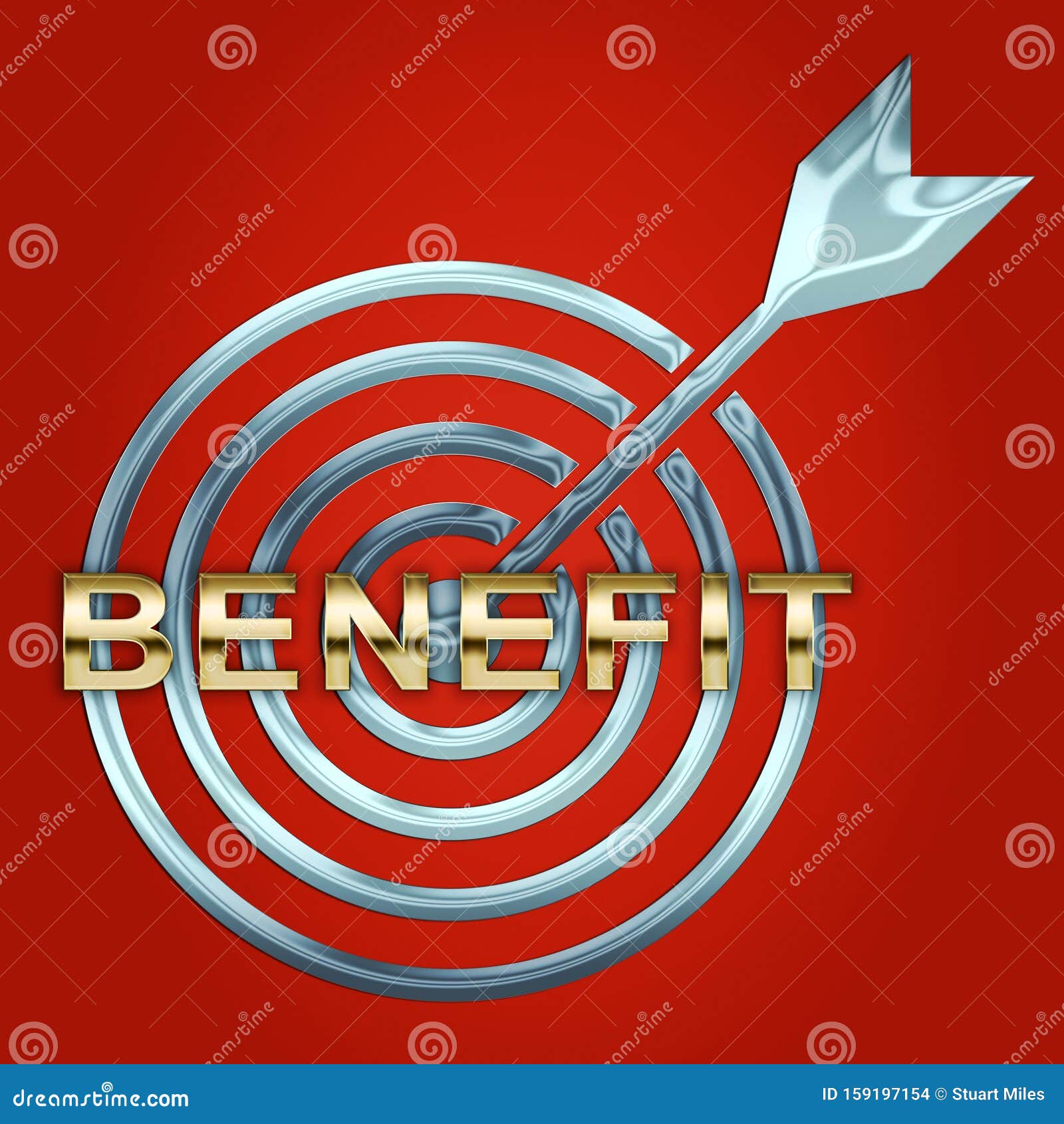 benefit versus cost target means value gained over money spent - 3d 