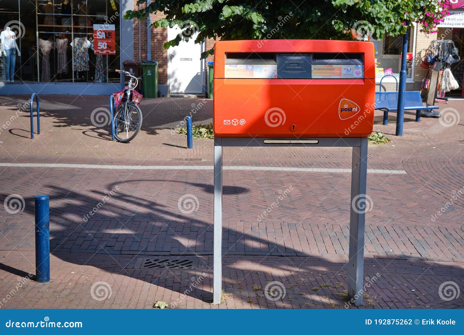 Sprong evolutie Inloggegevens Benekom,the Netherlands-July,30,2020:Dutch Red Mailbox, Letter Box, by  Logistics Company PostNL in a Shopping Street Editorial Photography - Image  of parcel, commerce: 192875262