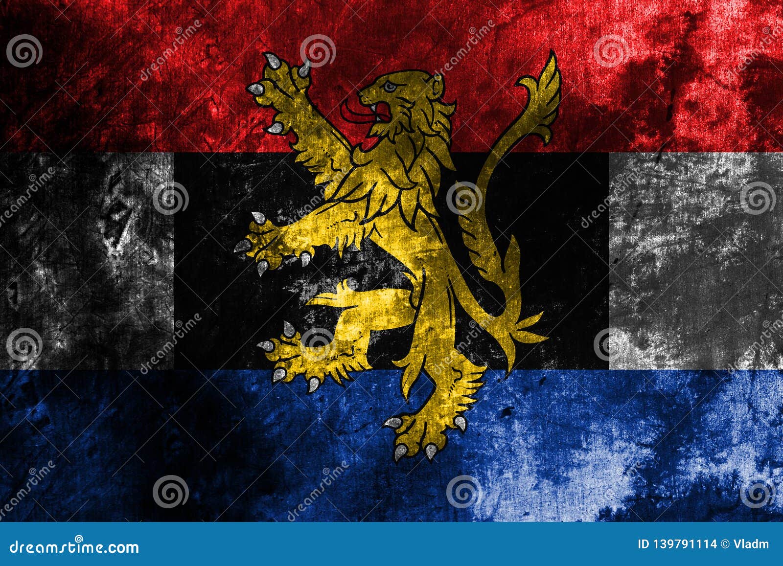 benelux grunge flag, politico-economic union of belgium, netherlands, luxembourg