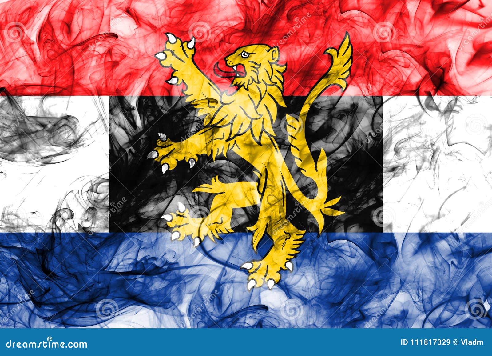 benelux smoke flag, politico-economic union of belgium, netherlands, luxembourg