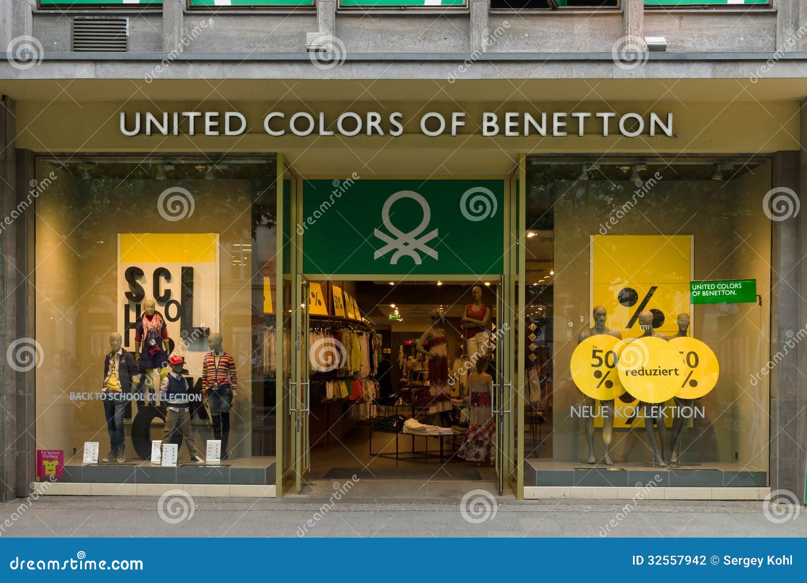 Benetton Store on Kurfuerstendamm Editorial Photography - Image of ...