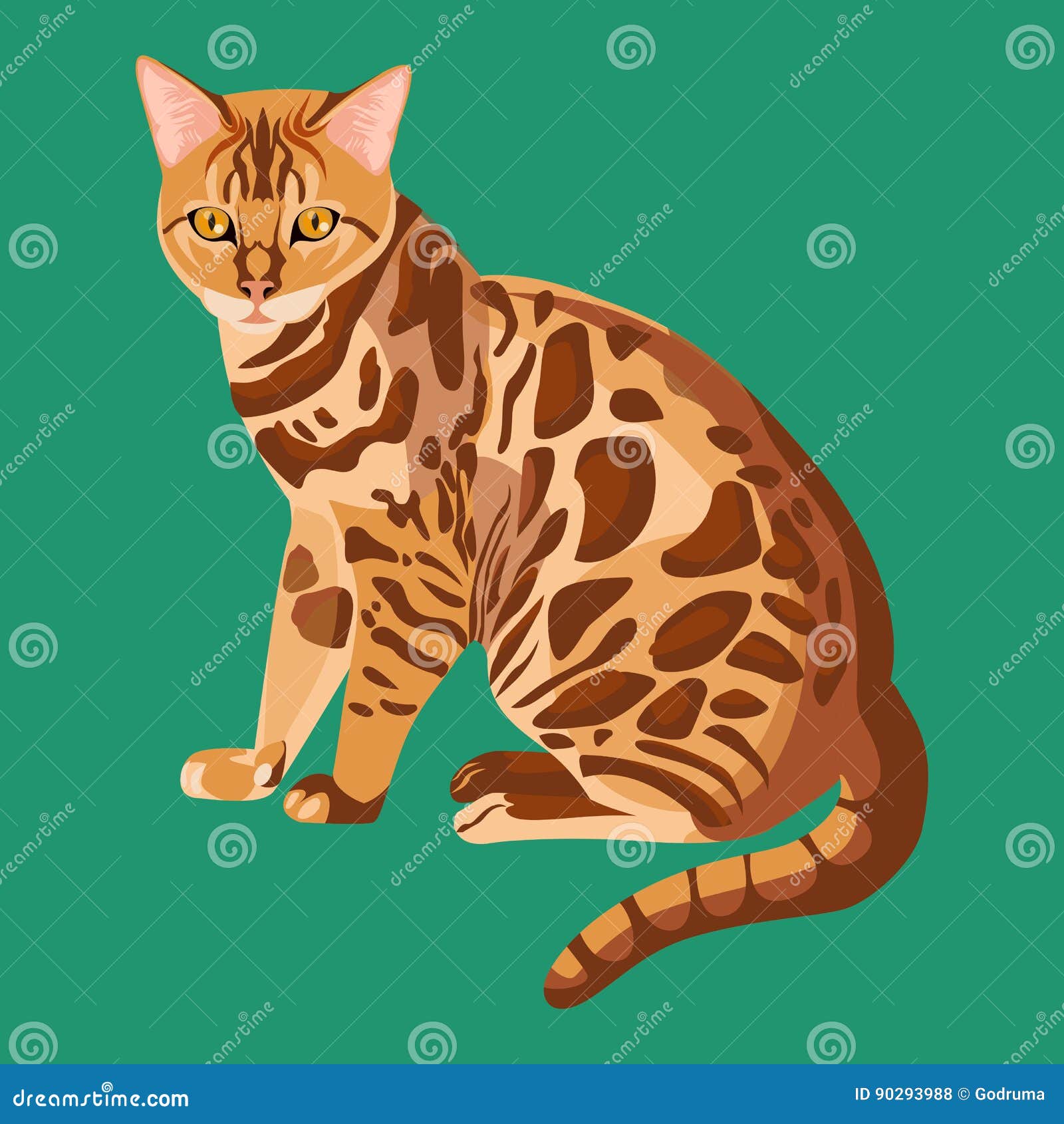Bengal Cat with Prismacolor Pencils : r/ColoredPencils