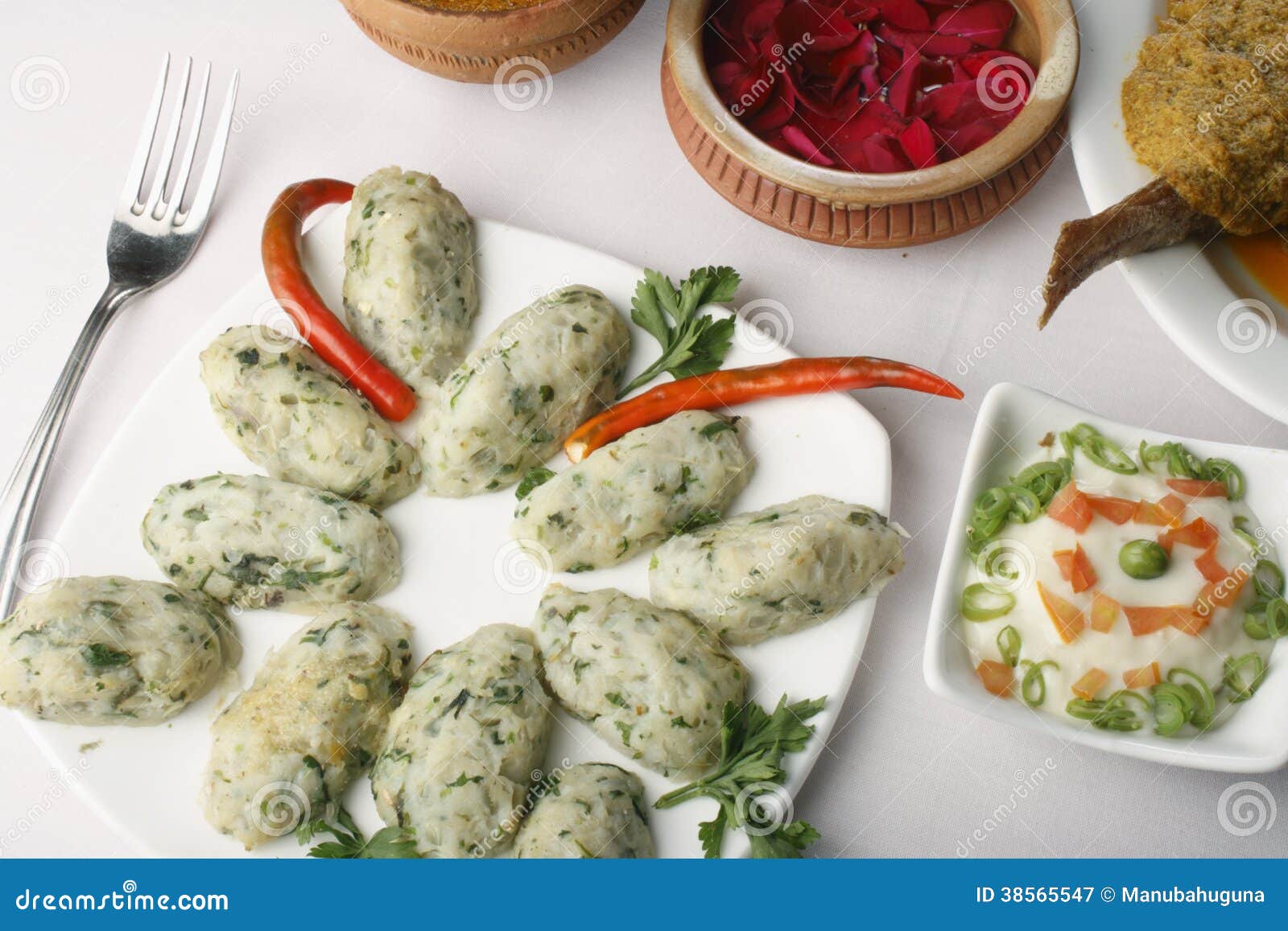 A Bengali Fish Ball Preparation Stock Image Image of oriental, bengal