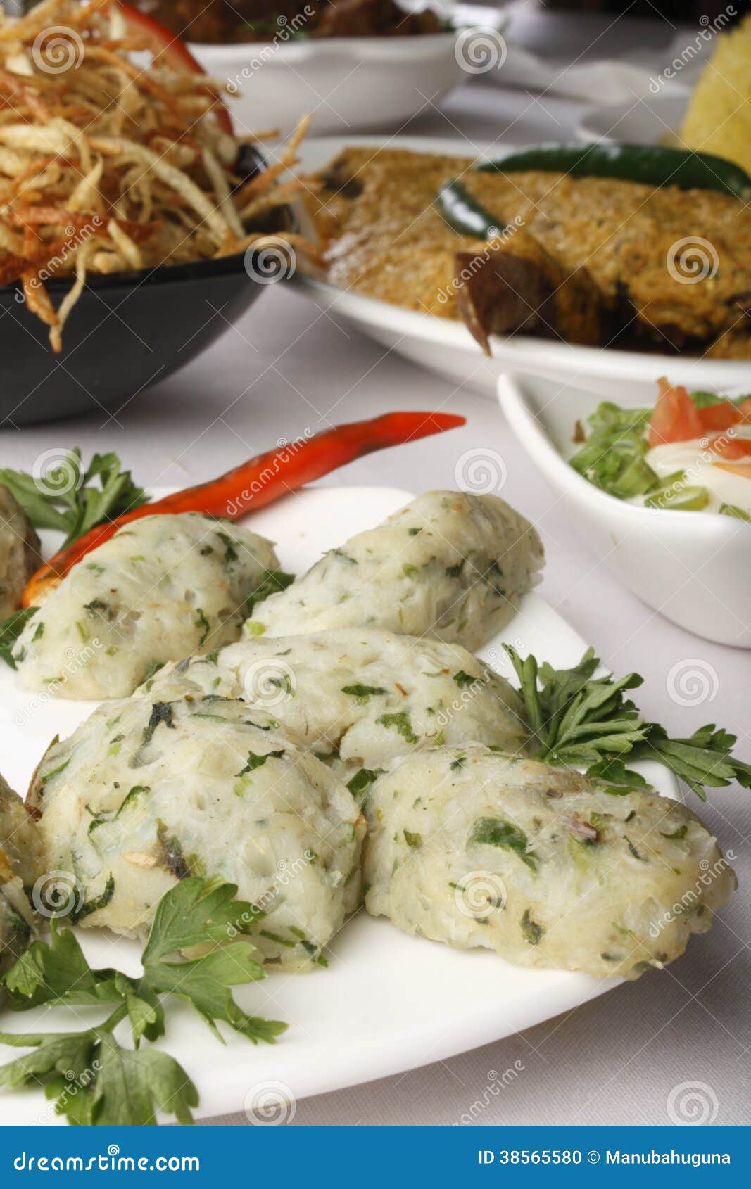 A Bengali Fish Ball Preparation Stock Photo Image of bengali, indian