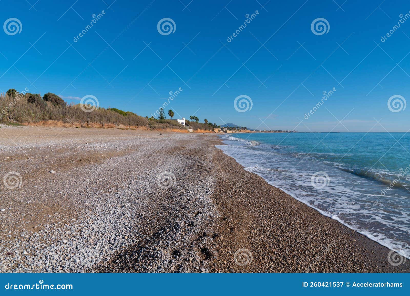 benicarlo beach spain near alegria del mar camping