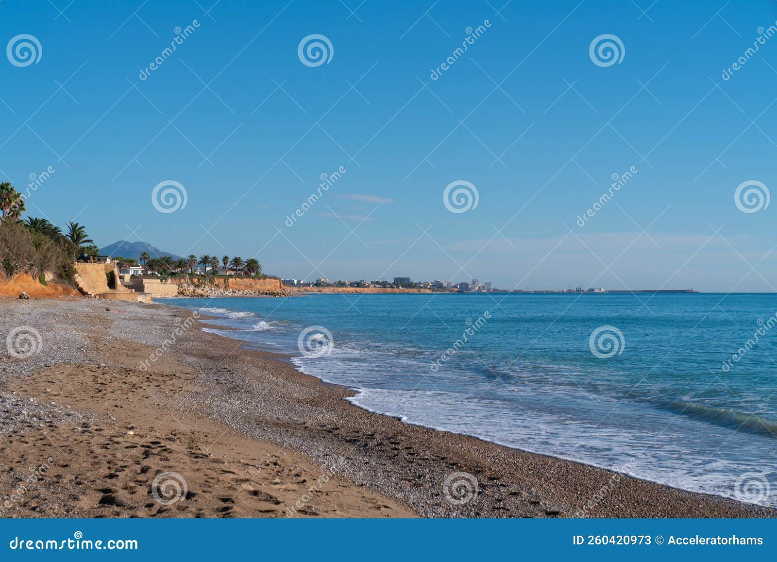 benicarlo spain beach platja de la mar xica near alegria del mar camping