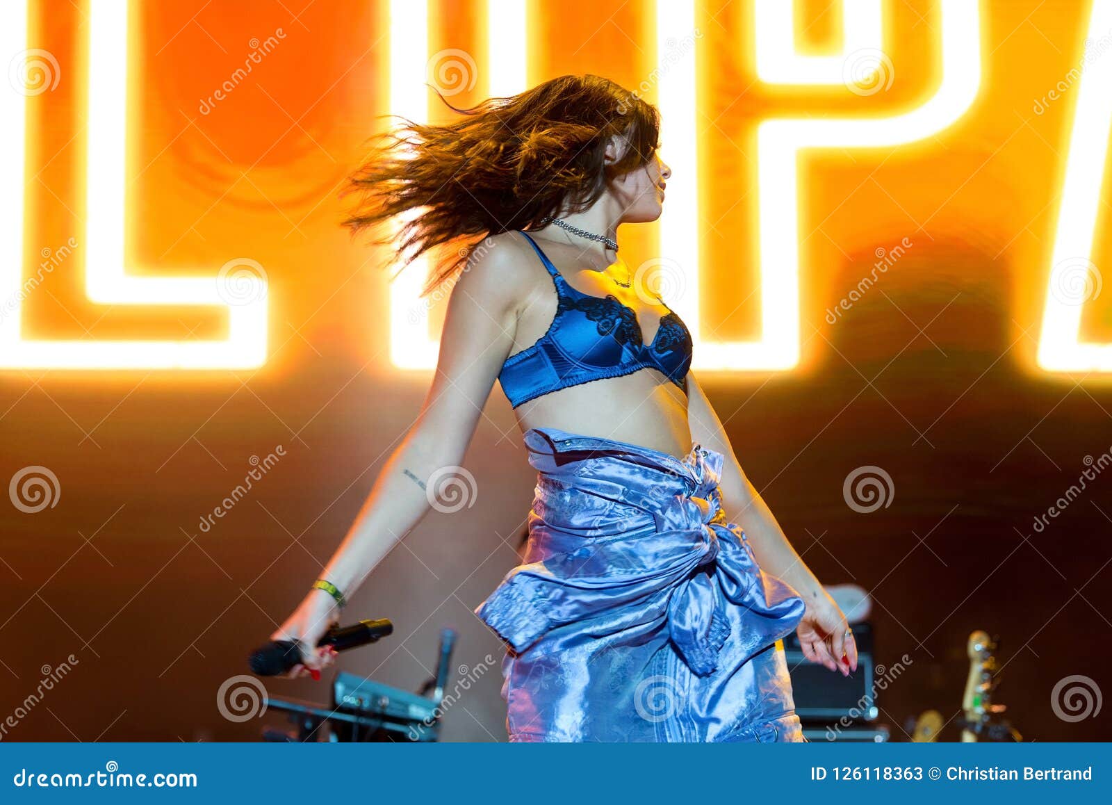 Dua Lipa Pop Music Band Perform in Concert at FIB Festival Editorial Stock  Photo - Image of young, beautiful: 126118363