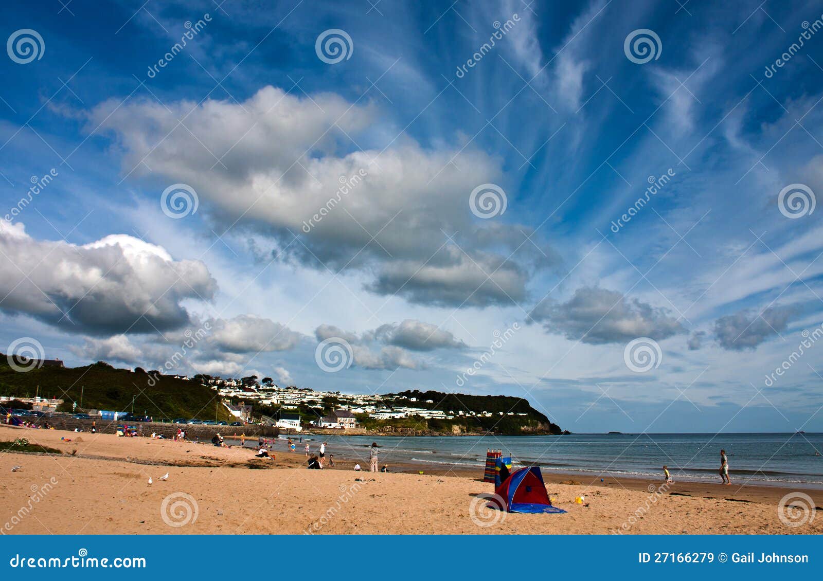 Benllech beach stock image. Image of benllech, isle, tide 27166279