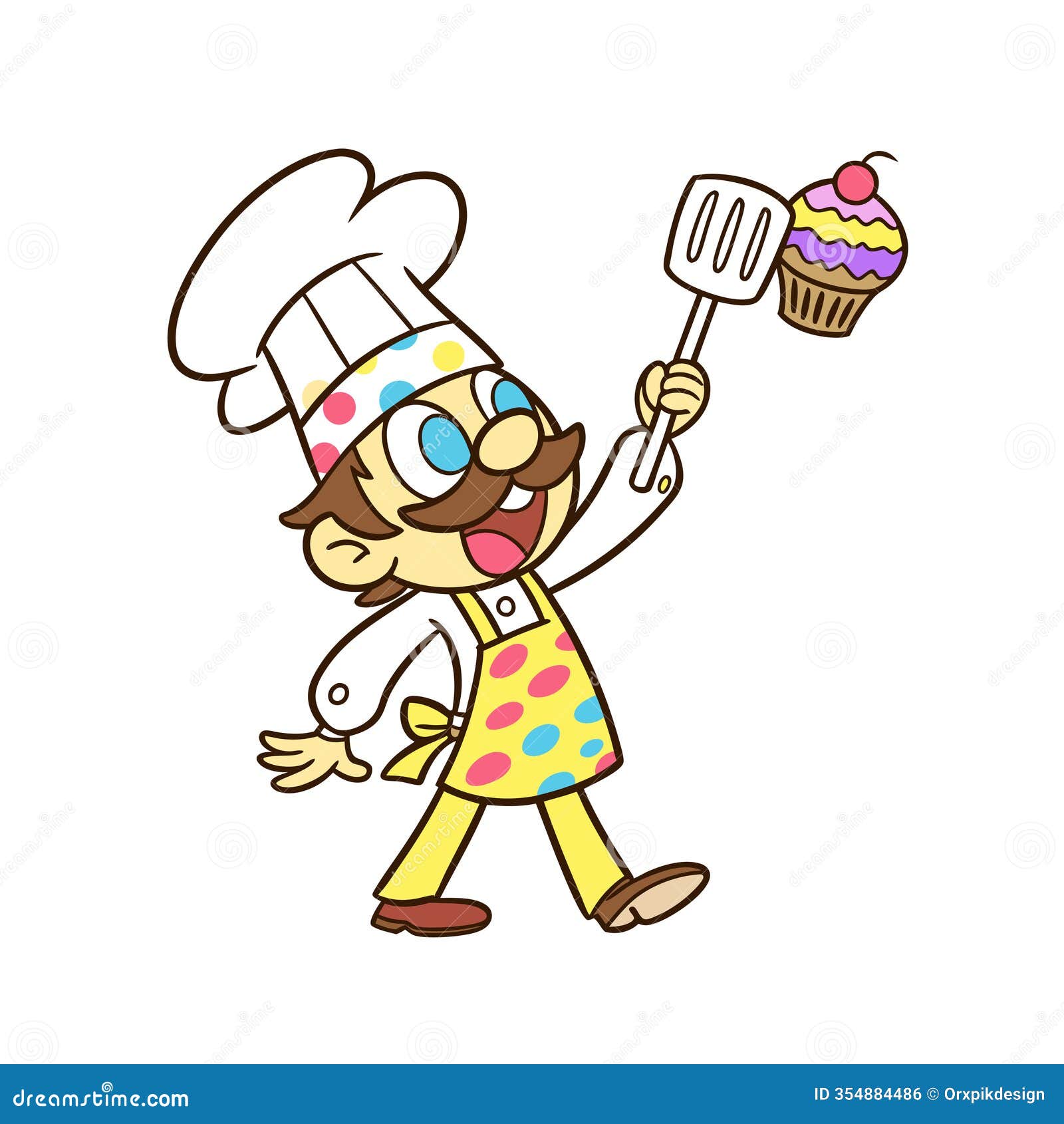 benny the brave chef fun character 