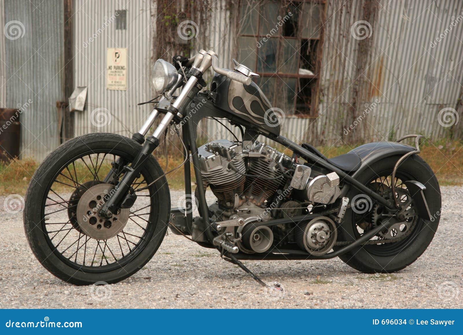 Bens Grey Bike stock photo. Image of motorcycle, rust, pegs - 696034