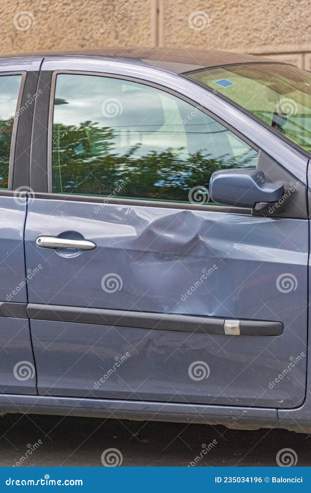 Car Door Bent stock photo. Image of vehicle, serbia 235034196