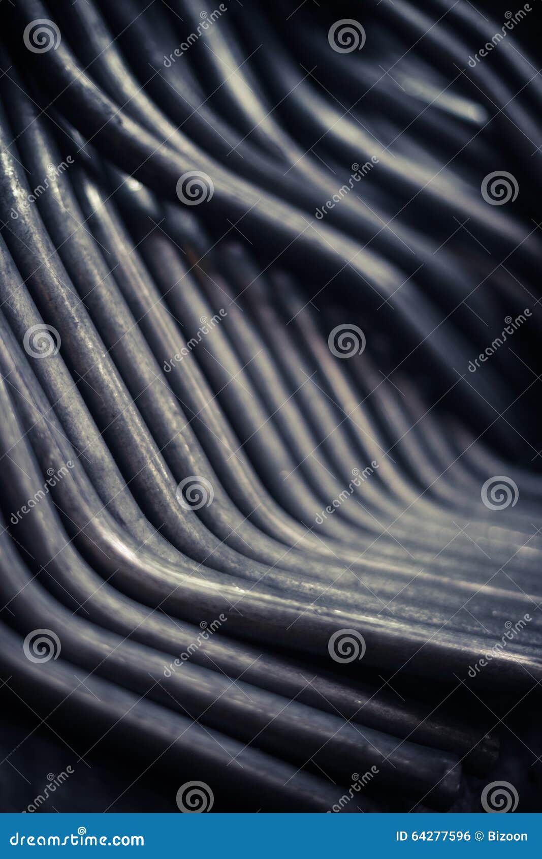 Bent metal bars stock photo. Image of pole, lines, steel 64277596