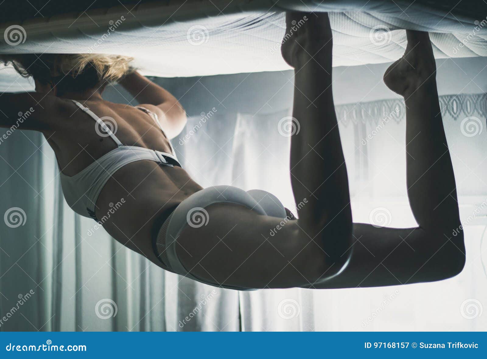 Bent Reality Stock Image Image Of Looking Sensual Woman