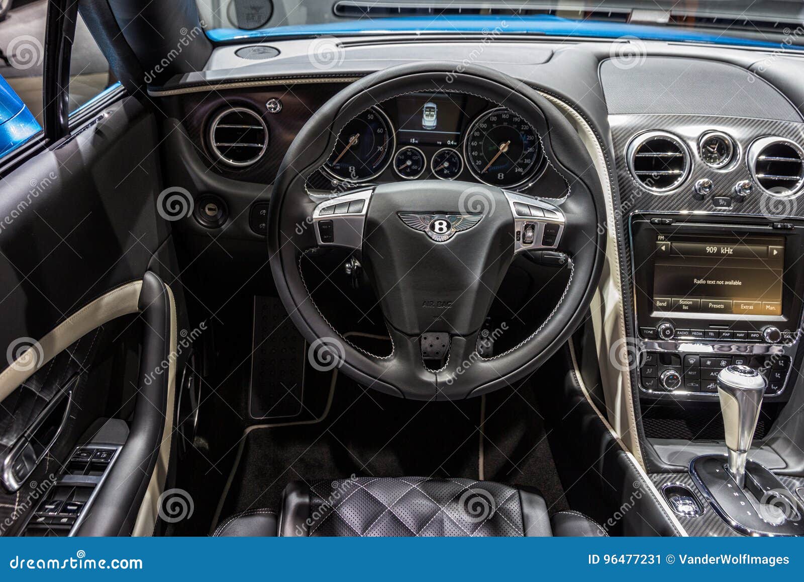 Bentley Continental Gt Speed Interior Editorial Photo