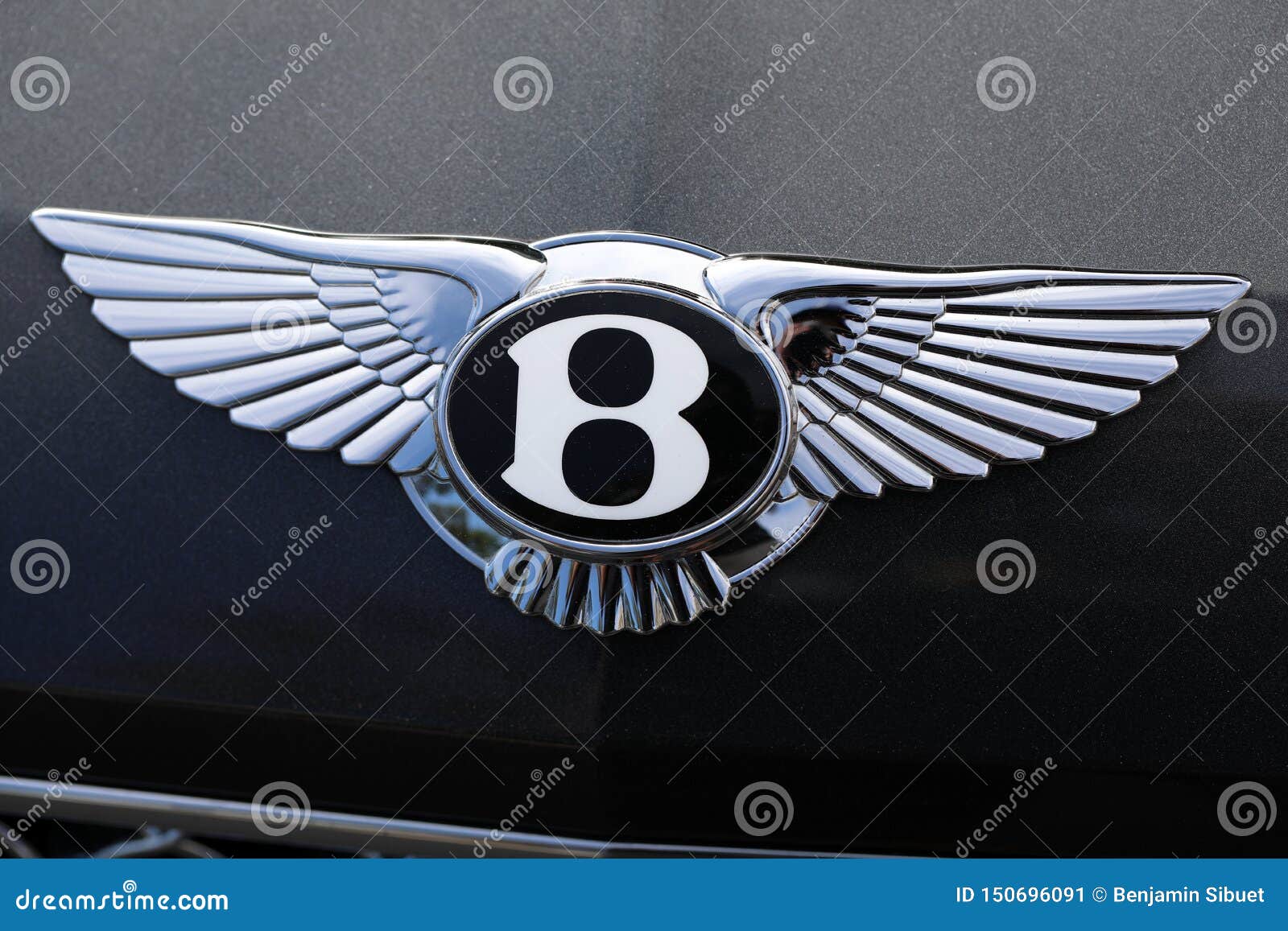 Bentley Logo on the Bonnet of a Black Car Editorial Photo - Image of june,  british: 150696091