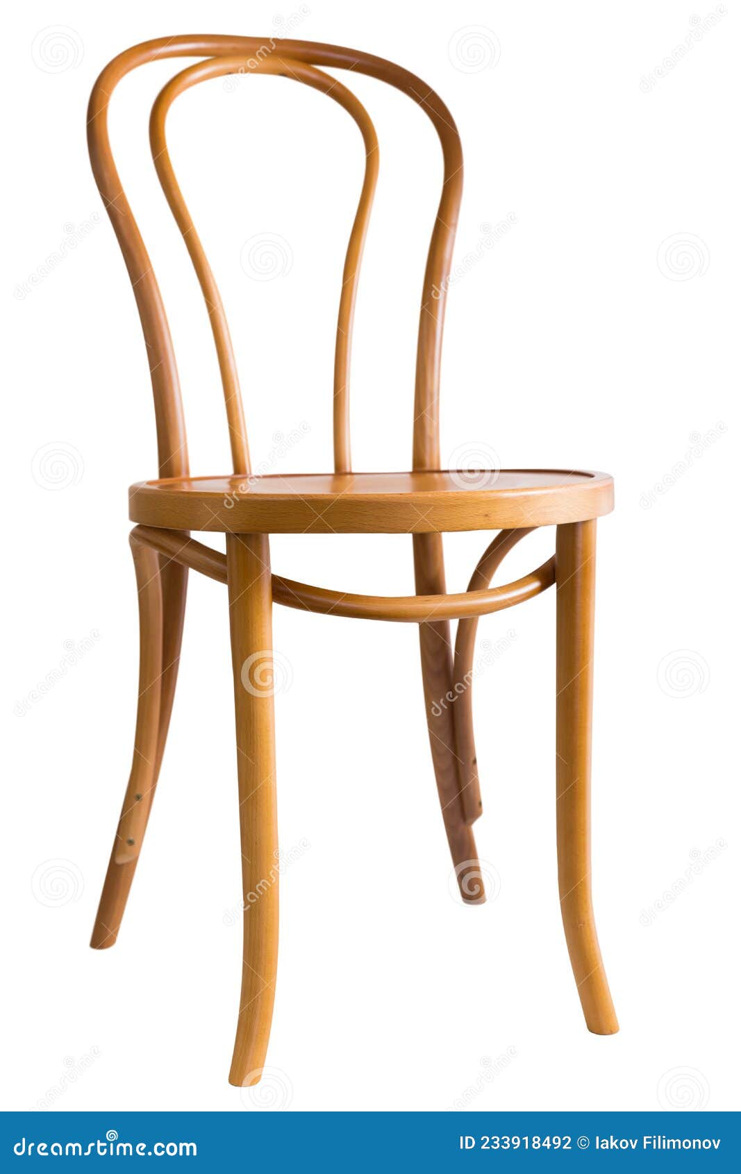 Bentwood chair isolated stock photo. Image of classic 233918492