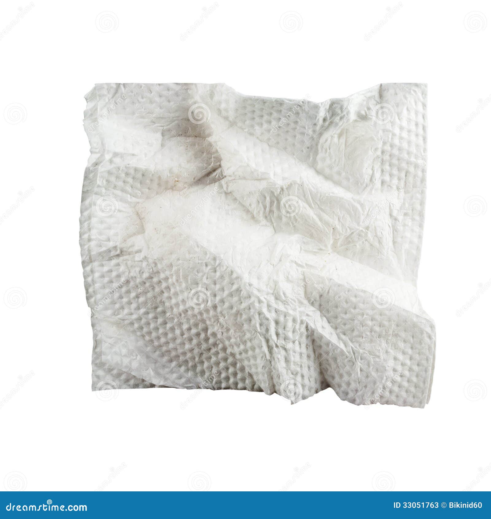 Benutzte Serviette. stockbild. Bild von zerknittert, reinigung 33051763