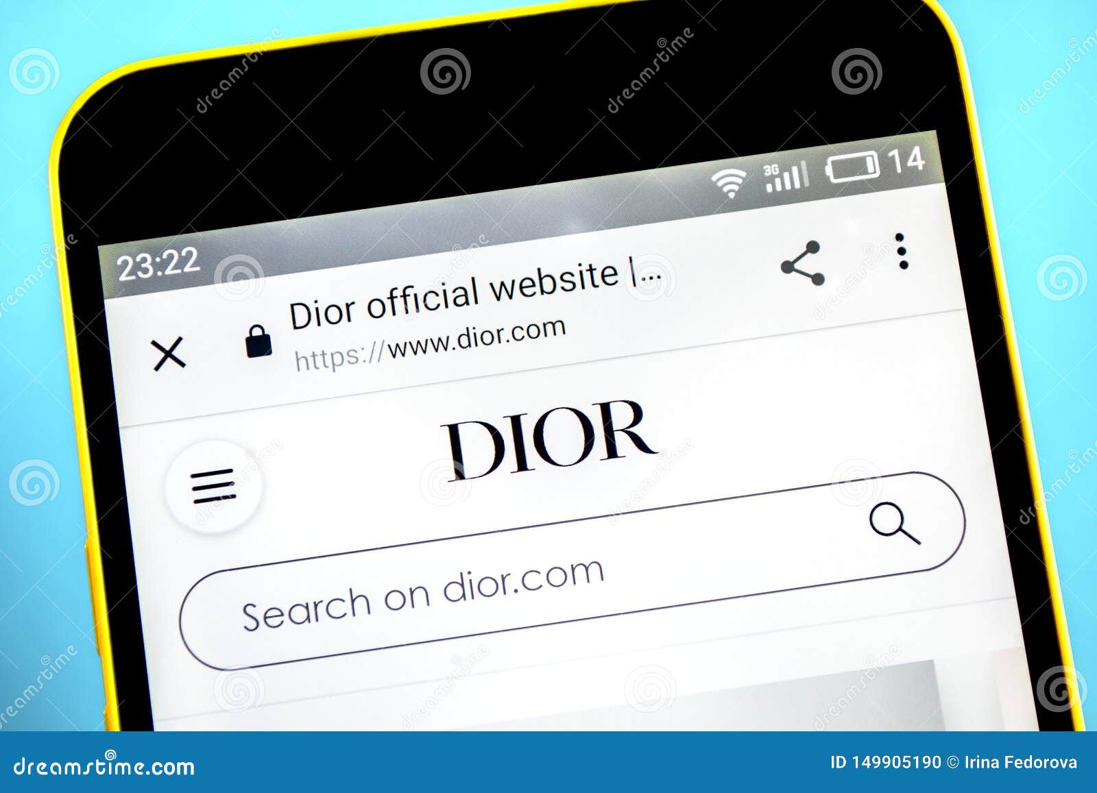 dior english website