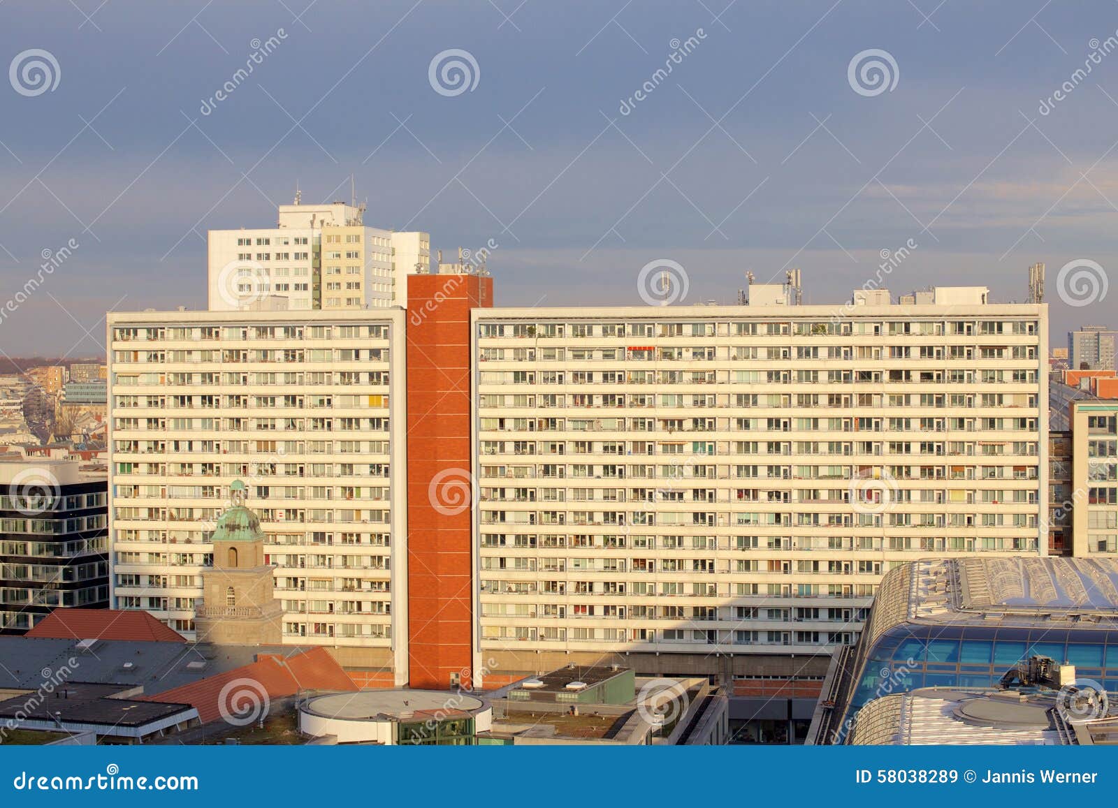 Berlin Apartment Block stock image. Image of urban, modernist 58038289