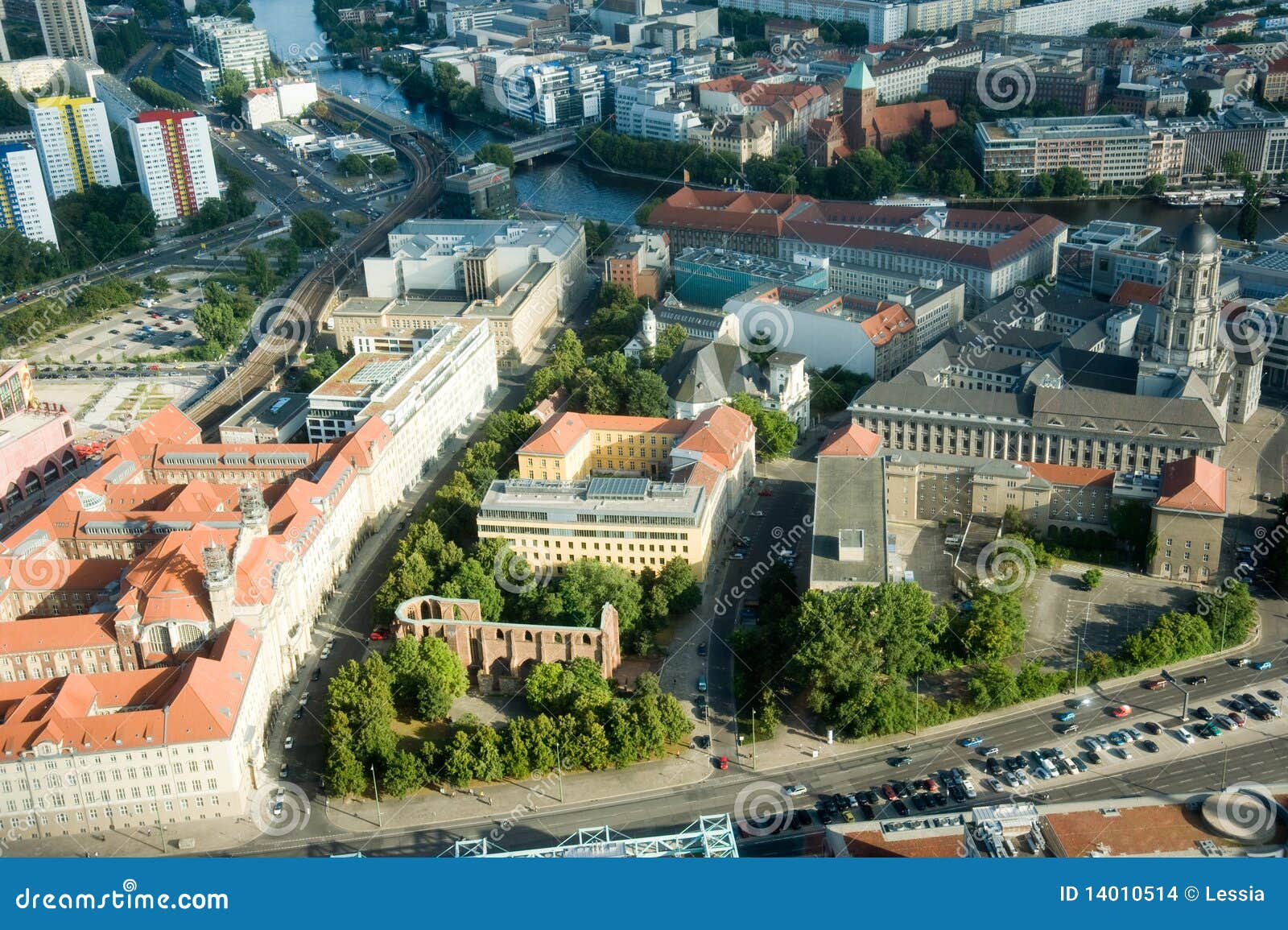 berlin areal view