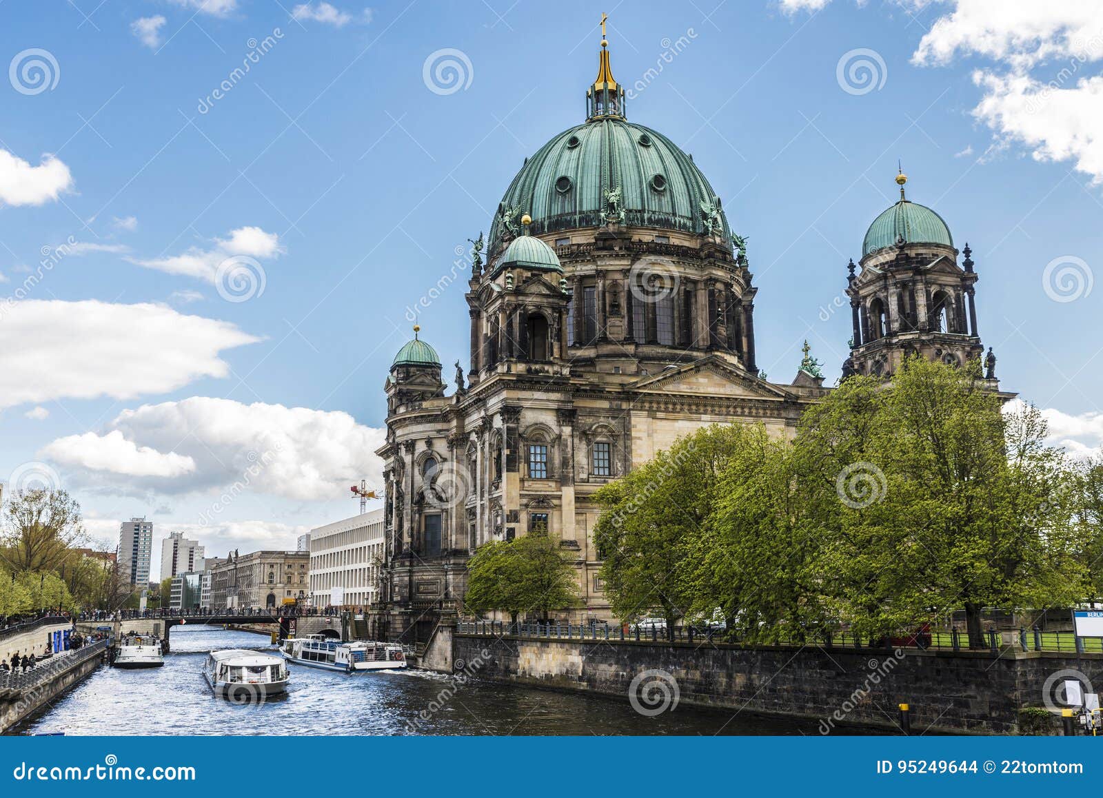 the berlin cathedral berliner dom in berlin, germany