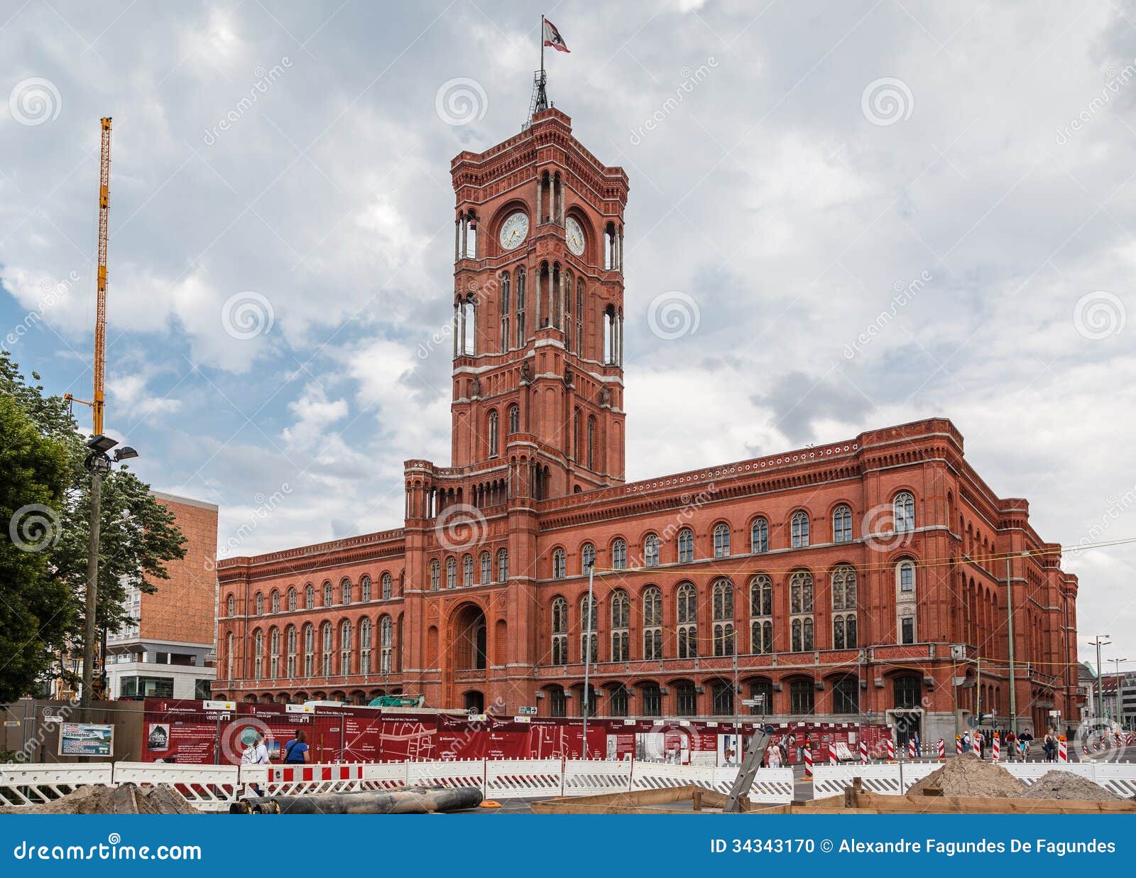 Berlin City Hall imagem editorial. Imagem de cidade, alemanha 34343170