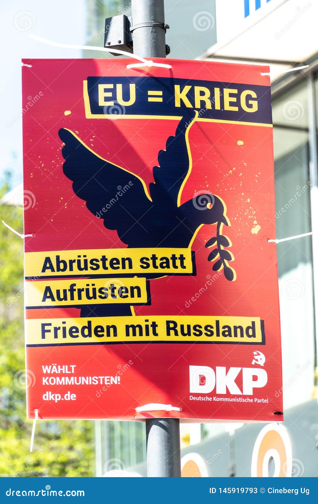 DKP Political Editorial Stock Photo Image of german, elections: 145919793