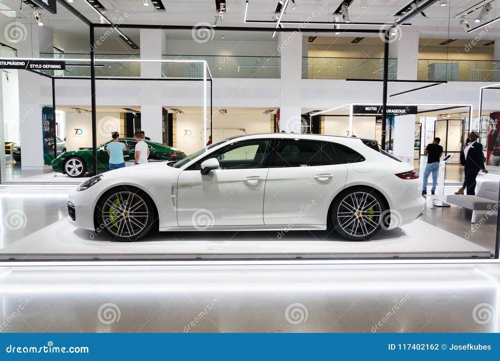 Porsche Panamera Turbo S E Hybrid Sport Turismo Car Standing