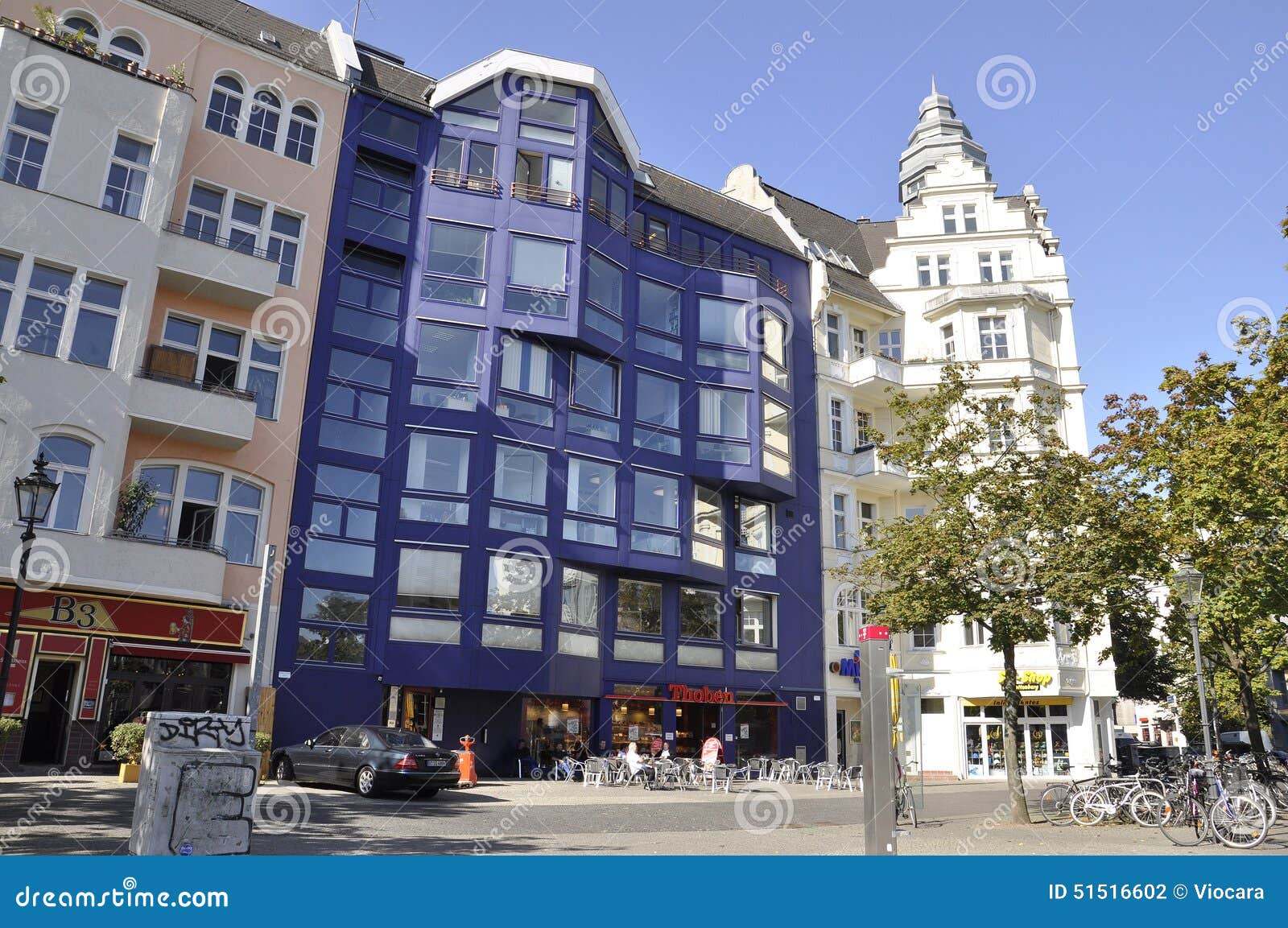 Berlin, Germanyaugust 27Public Housing Background from Berlin in