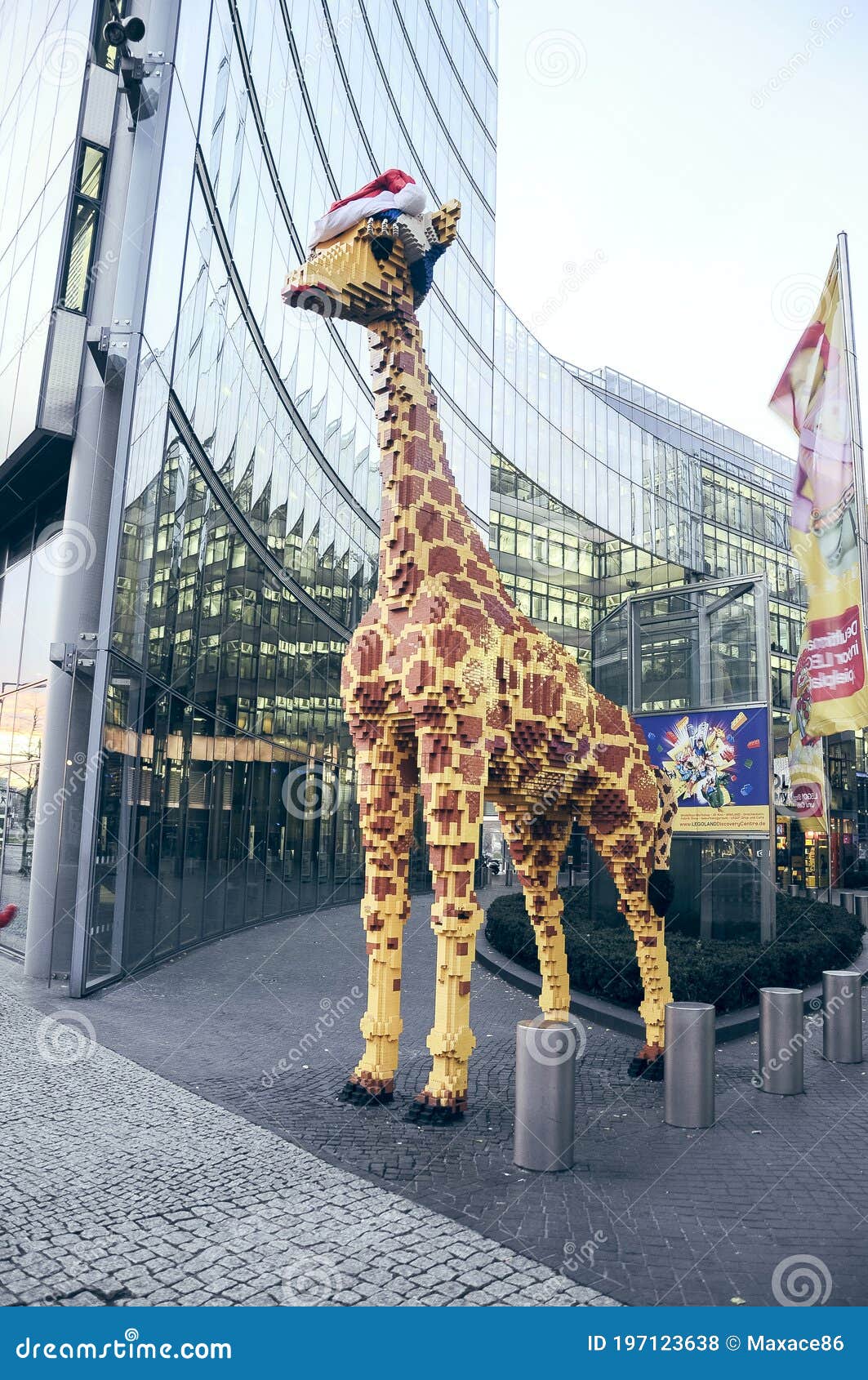 Berlin, Germany - Giant Lego in Front of the Sony Center Editorial - Image of blue, building: 197123638