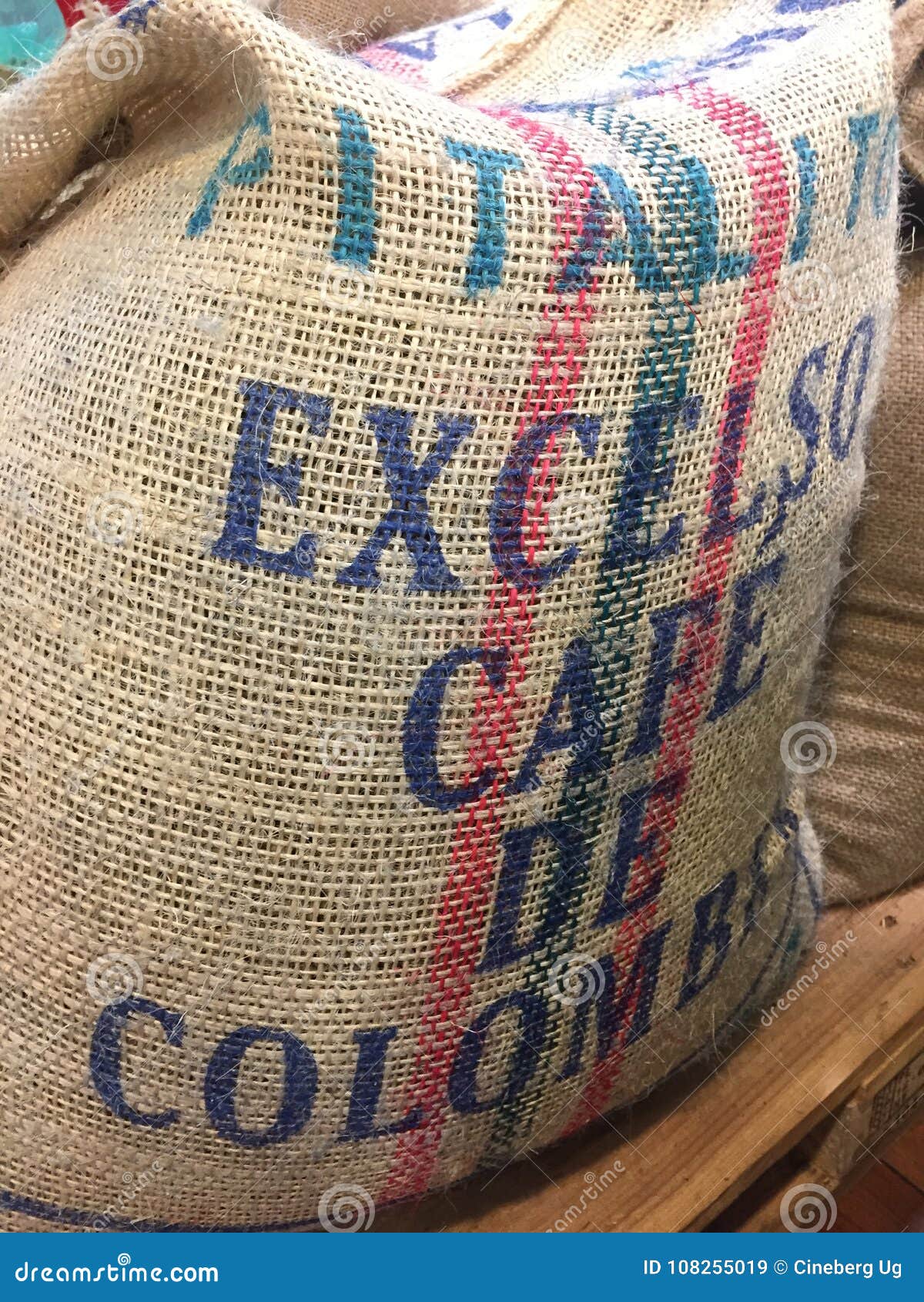 Emptied Burlap Coffee Bags