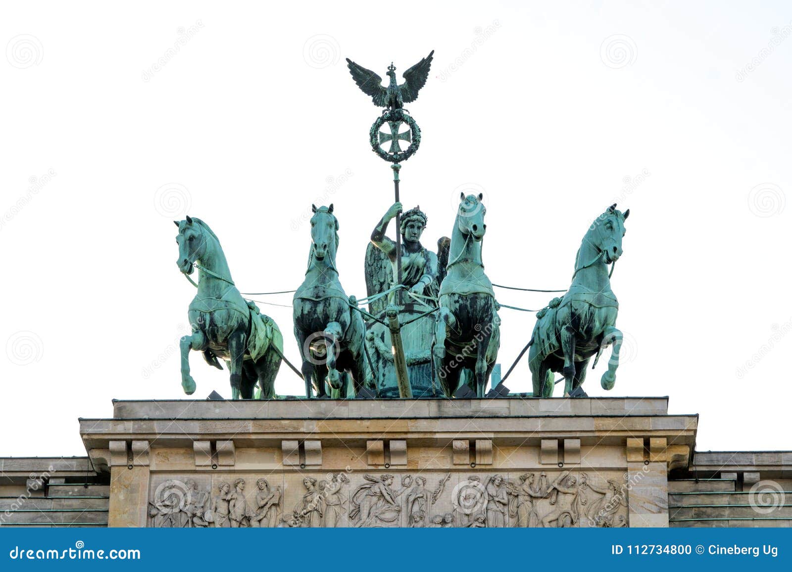 The Brandenburg Gate Quadriga Stock Photo Image Of Brandenburger Europe