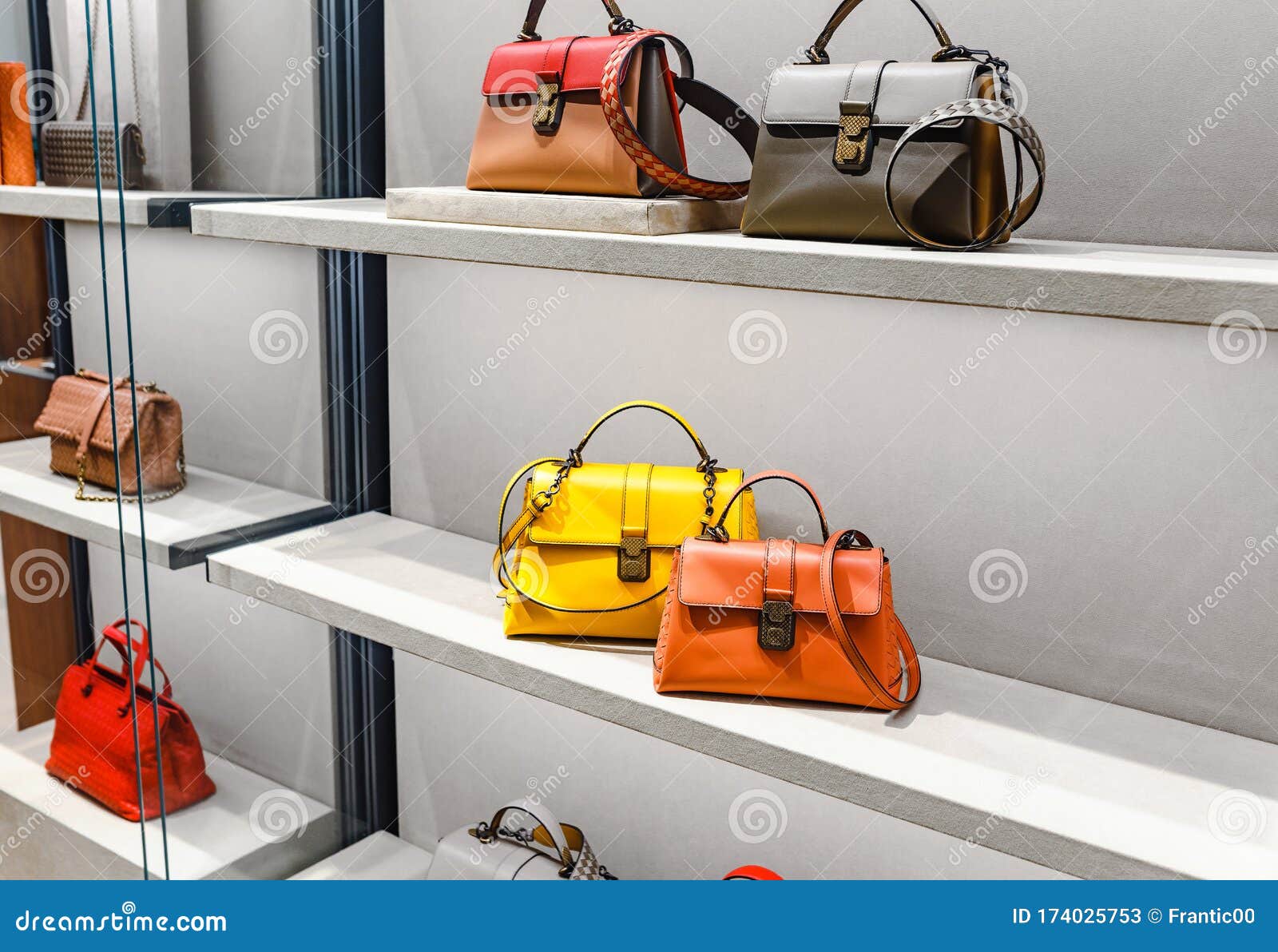 display luxury bag collection