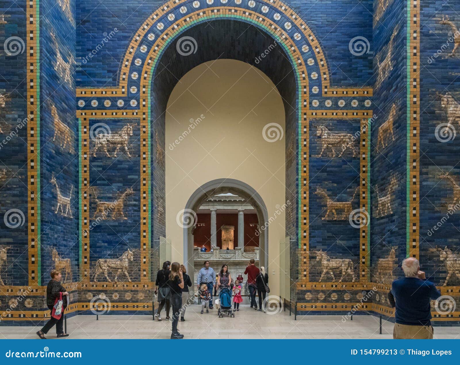 Berlin Germany September 26 18 Centralized View Of Tourists Visiting The Historical Ishtar Gate Of Babylon Made Editorial Stock Photo Image Of Culture Iraq