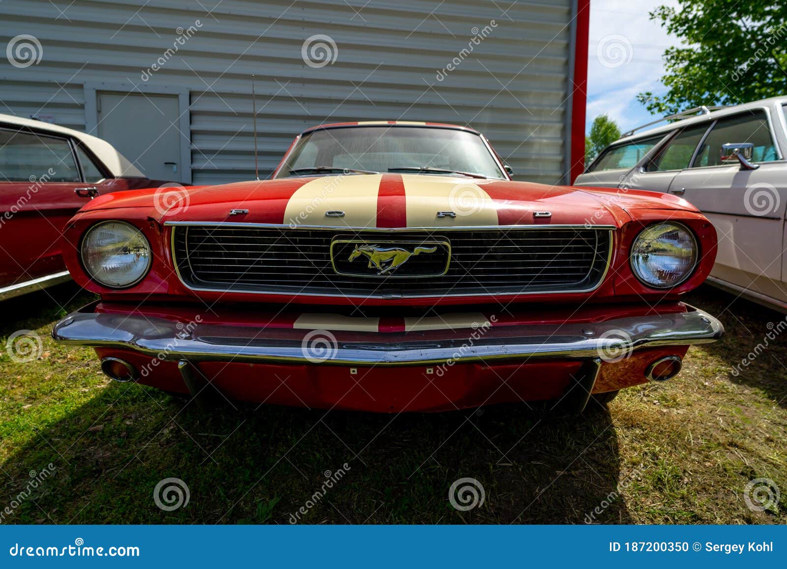 Sports car Ford Mustang editorial image. Image of berlin - 187200350