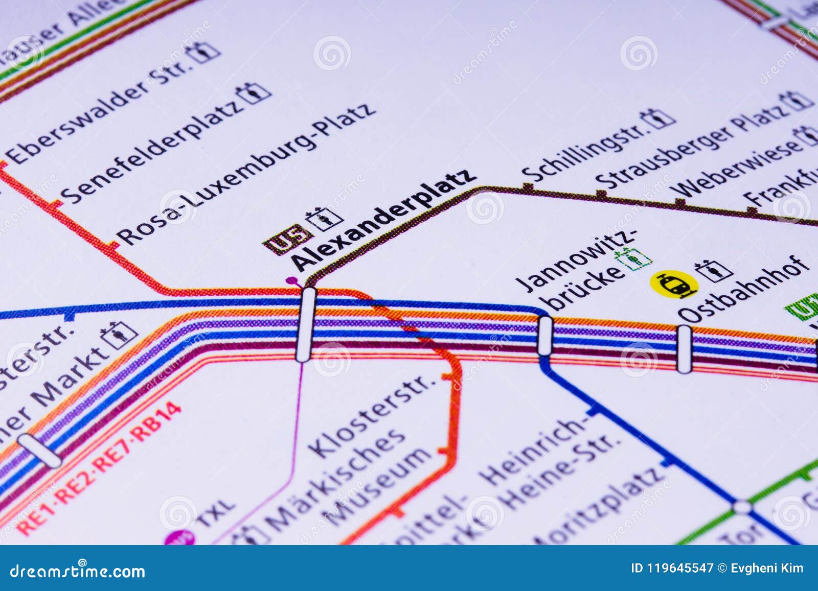 Berlin U Bahn Map With Its Ten Lines The U Bahn Underground S Editorial Photography Image Of Economy Communication