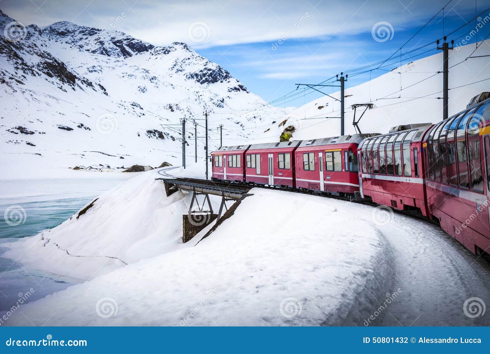 bernina express, railway between italy and switzerland