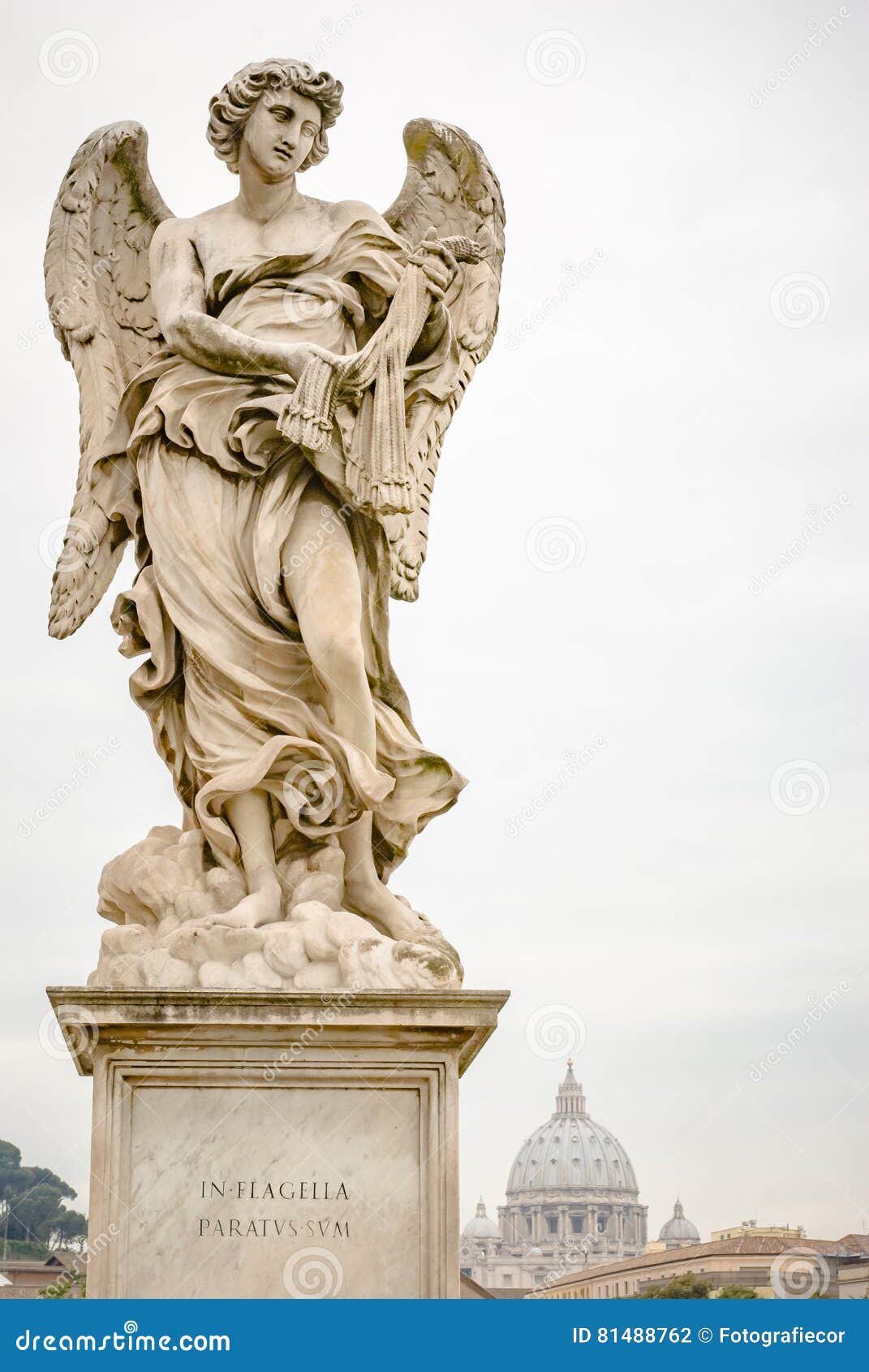 bernini angel on the ponte sant`angelo in rome