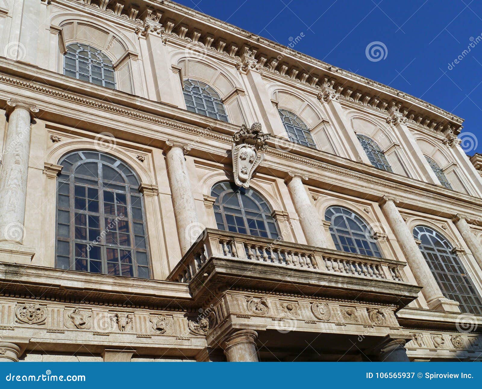 Bernini Palace, Rome stock image. Image of architecture 106565937