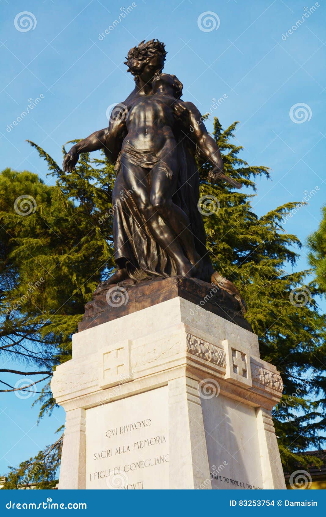 kanaal gebed suspensie Beroemde Standbeelden in Conegliano Veneto, Treviso, Italië Stock Foto -  Image of middeleeuws, vrede: 83253754