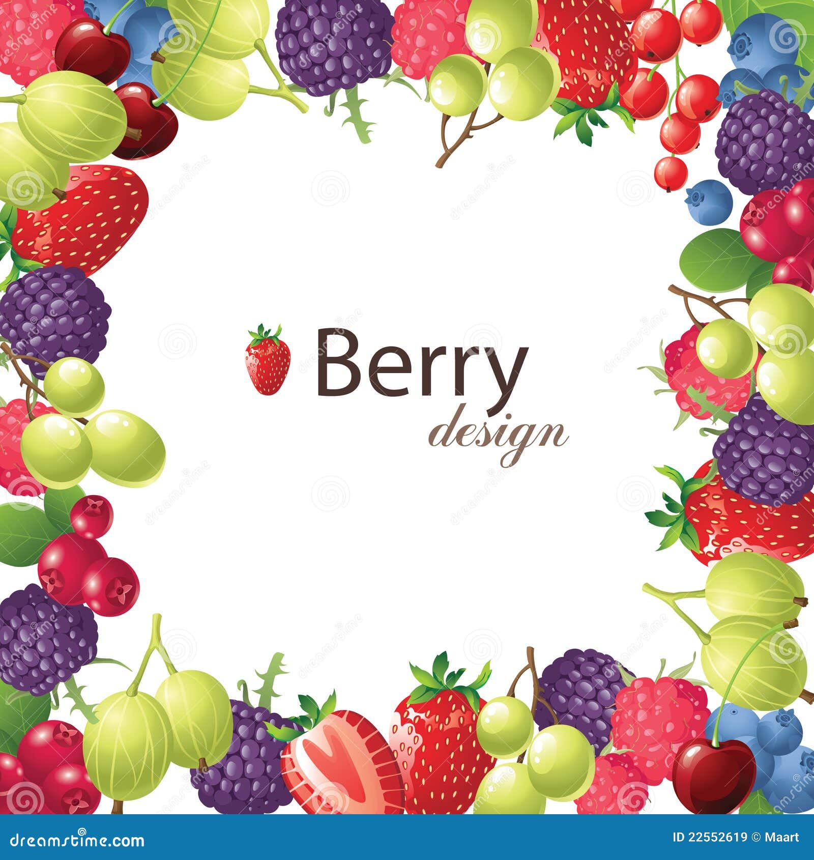 Berries Frame Royalty Free Stock Images Image 22552619
