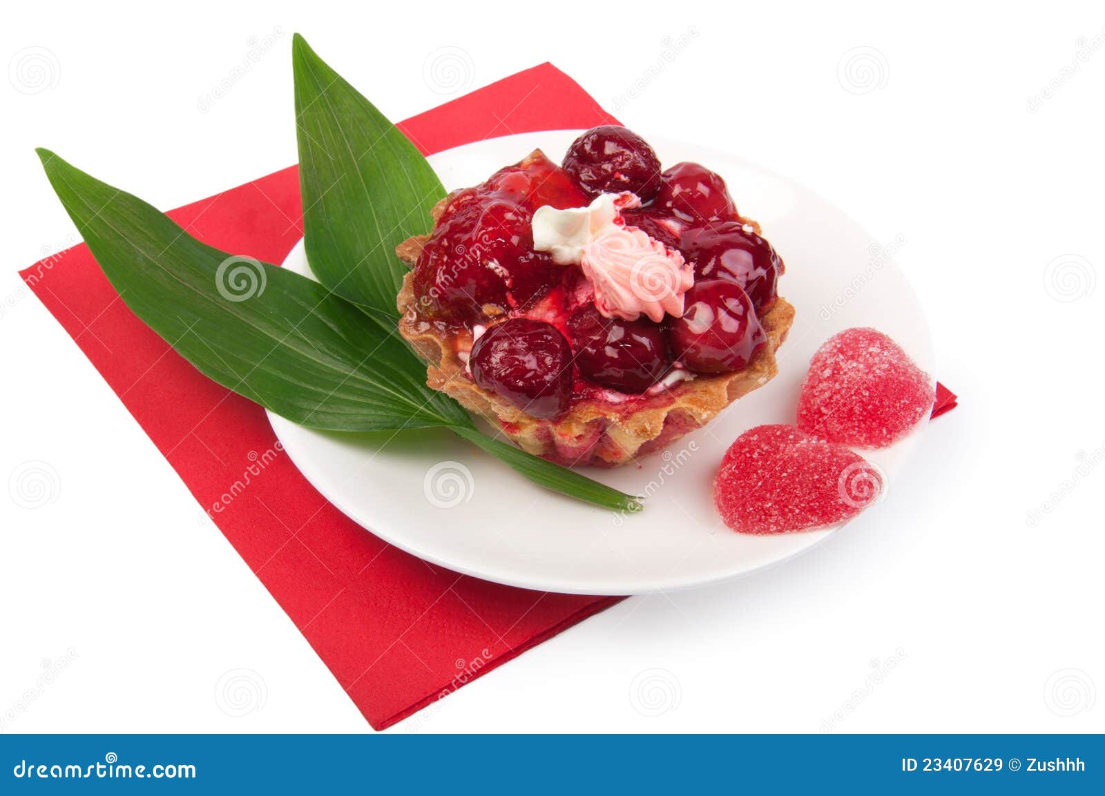 Berry cake with jelly stock image. Image of food, beauty 23407629