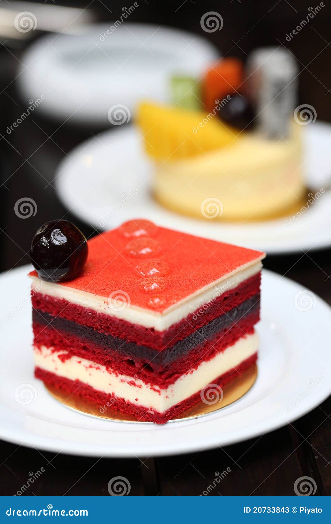 Berry fruit cake stock image. Image of baked, cream, delicious 20733843
